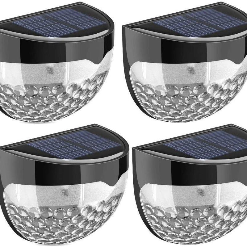 Lampa solarna na ogrodzenie Dekoracyjna lampa ogrodowa Bezprzewodowa lampa ścienna LED do użytku zewnętrznego, wodoodporna, do dekoracji wnętrz