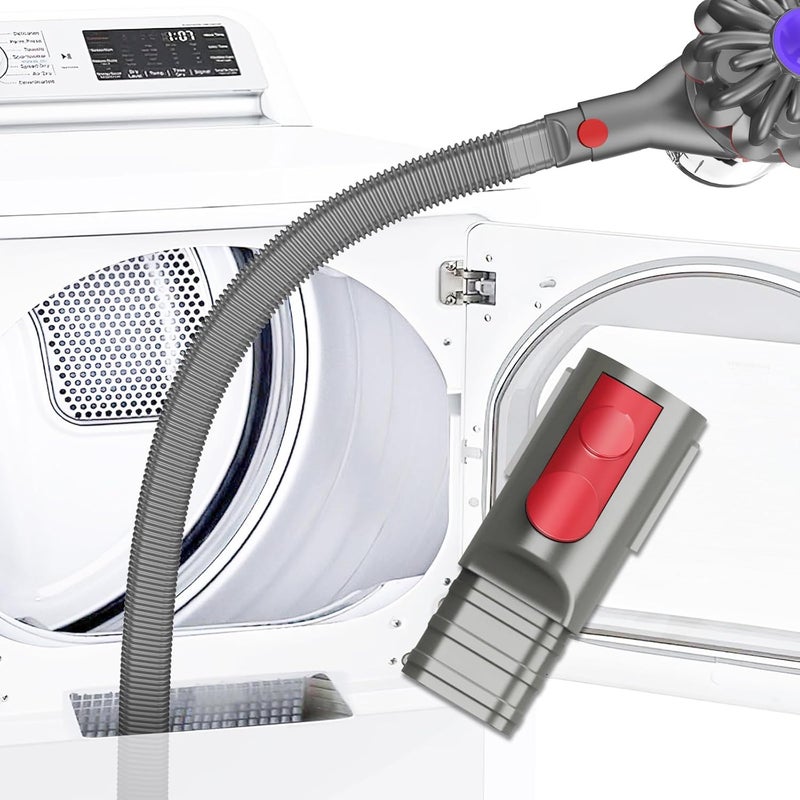 Dysza odkurzacza, kompatybilna z suszarkami do włosów/urządzeniami do usuwania włosów Dyson V7, V8, V10, V11, V12 i V15, szara.