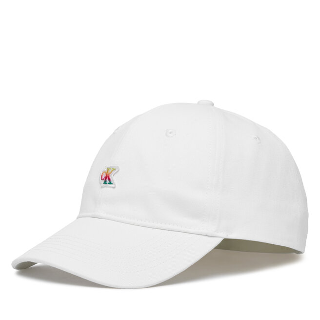 Czapka z daszkiem Calvin Klein Iridecent LV04D5133G Biały