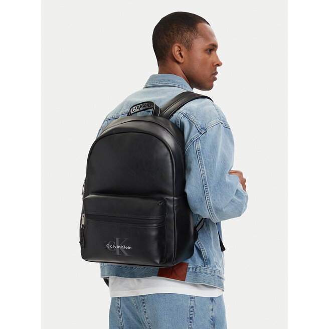 Plecak Calvin Klein Bold Logo Webbing LV04D3417G Czarny