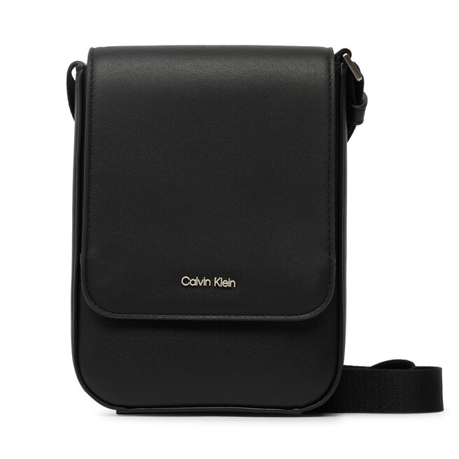 Saszetka Calvin Klein Raised Phone Crossbody LV04D1226G Czarny