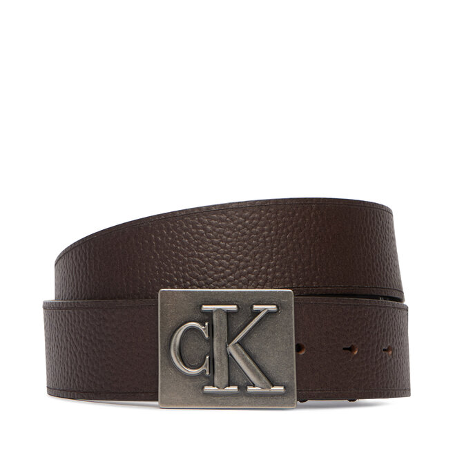 Pasek Męski Calvin Klein LV04D7111G Brązowy ciemny