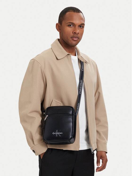 Calvin Klein Nerka Bold Logo Webbing LV04D3418G Czarny