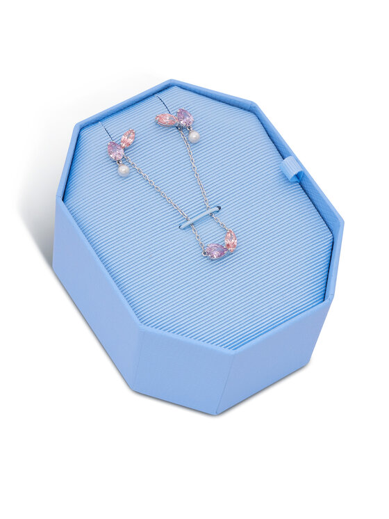 Swarovski Zestaw naszyjnik i kolczyki 5746577 Srebrny