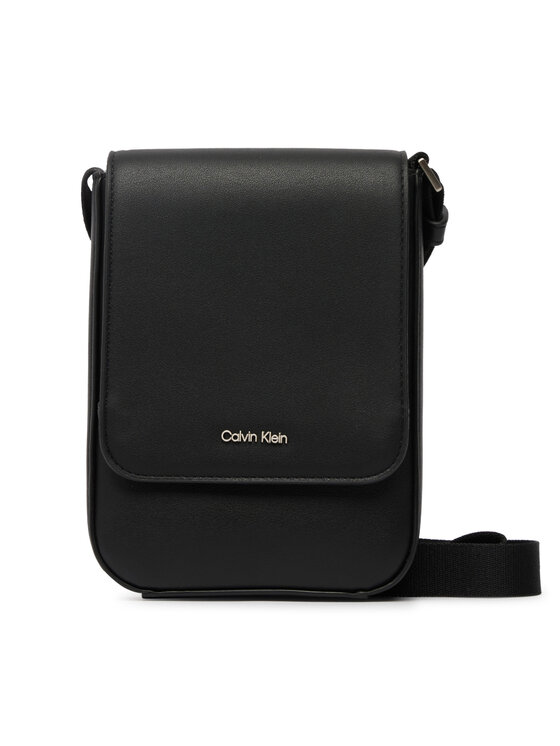 Calvin Klein Saszetka Raised Phone Crossbody LV04D1226G Czarny