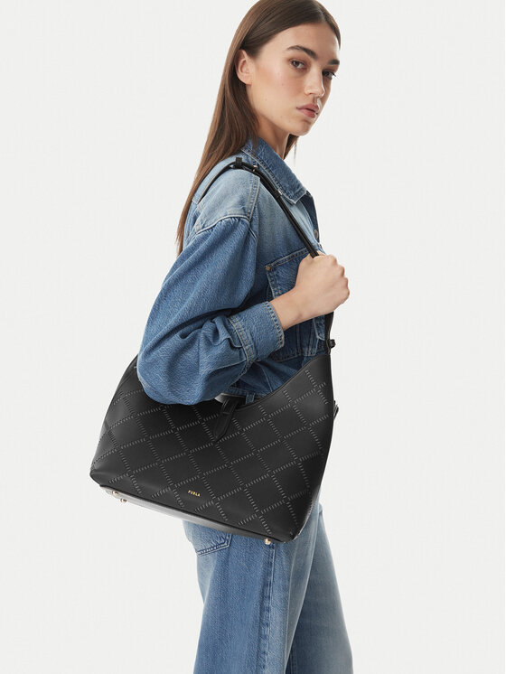 Furla Torebka Goccia M WB01499 BX3947 KH O6000 Czarny