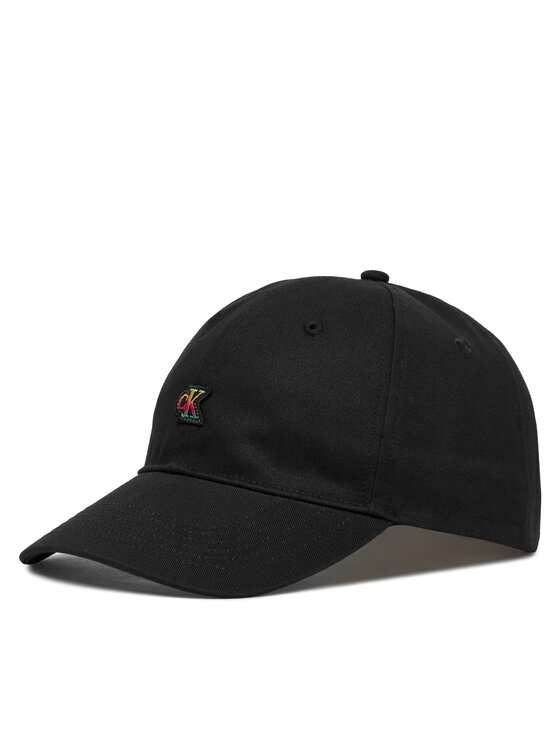 Calvin Klein Czapka z daszkiem Iridecent LV04D5133G Czarny