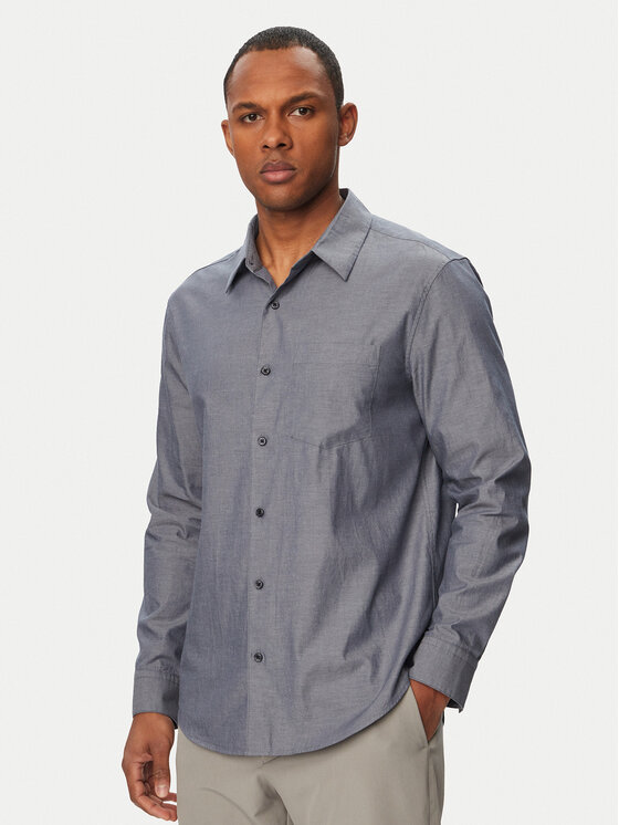 Calvin Klein Koszula LV04LG127G Niebieski Classic Fit