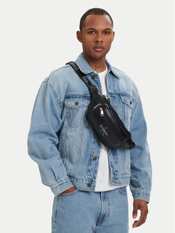 Calvin Klein Nerka Bold Logo Webbing LV04D3419G Czarny