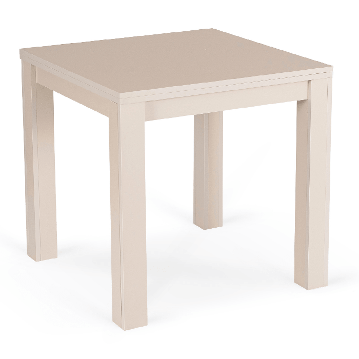 Stół Kwadratowy Rozkładany MAX 80-160 cm Orzech Macadamia Nowoczesny