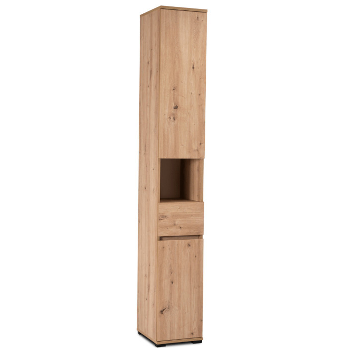Szafa Słupek VENORNA 30 cm Dąb Artisan Do Przedpokoju Loft