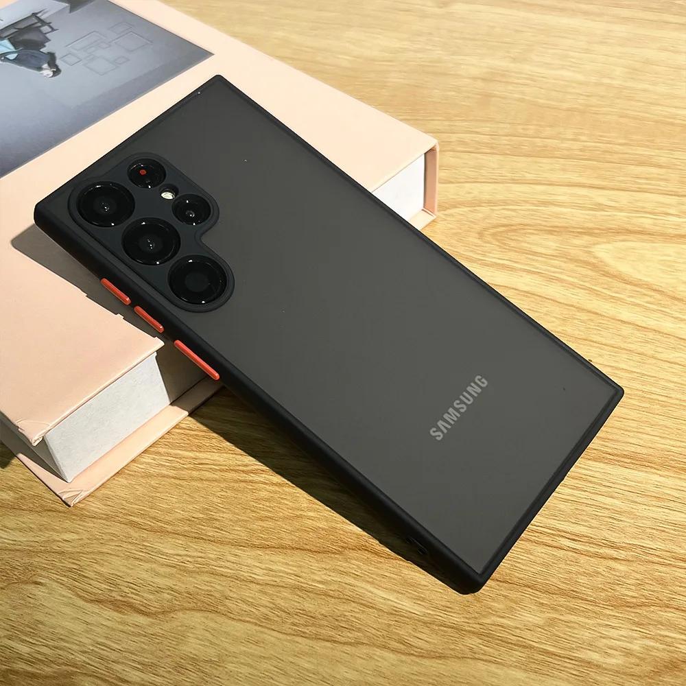 TEMU Etui na telefon: Luksusowe, wstrząsoodporne etui Aromr do for Samsung Galaxy A37/A57/S26/26 Plus/25+/S26 wrażeniem skóry i ochroną aparatu