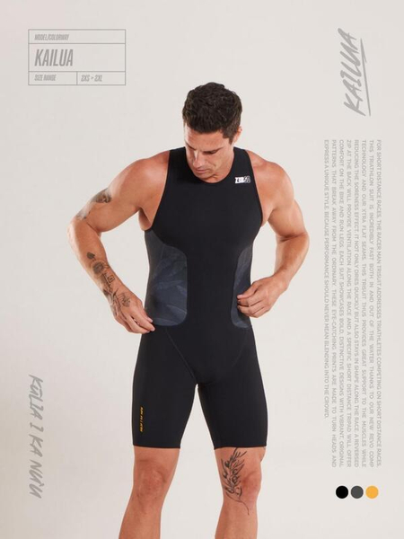 ZEROD Strój triathlonowy męski RACER TRISUIT kailua