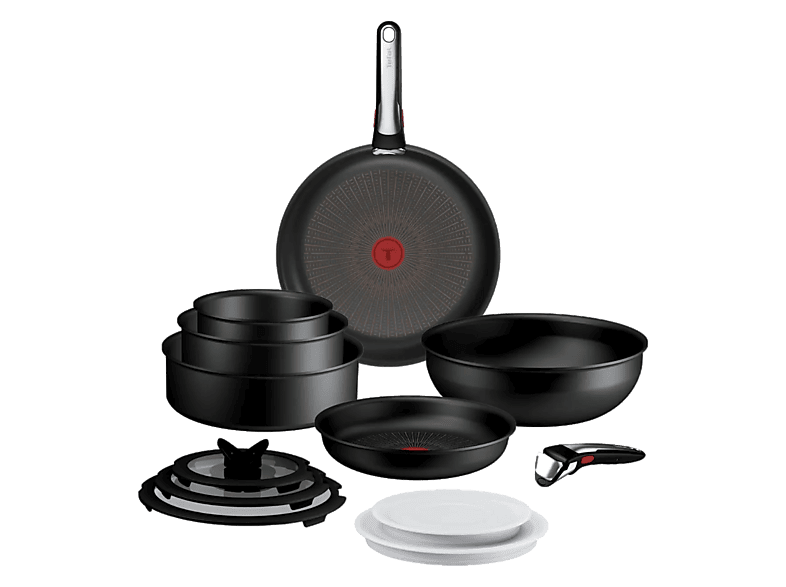 Zestaw garnków i patelni TEFAL P0009753 Czarny