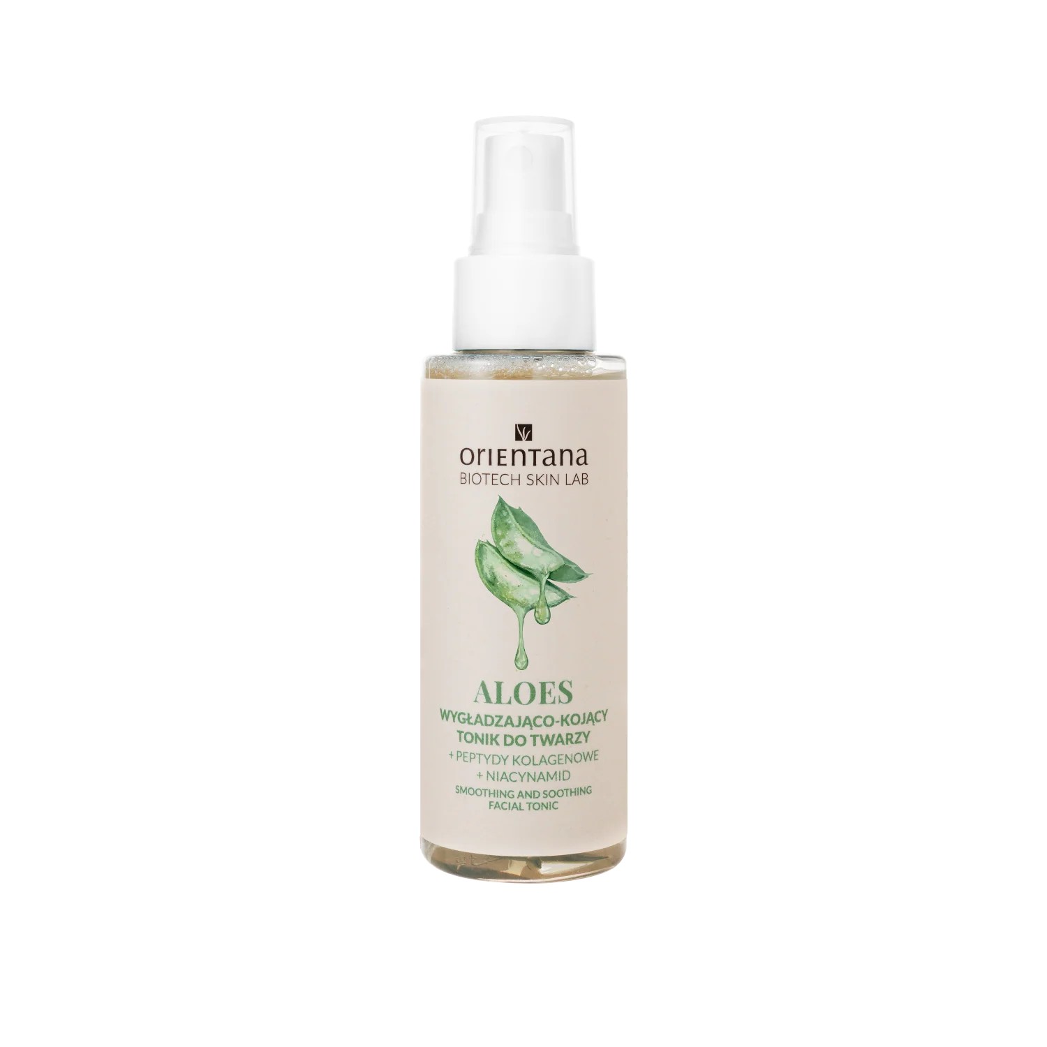 Orientana Aloes Wygładzająco-Kojący Tonik do Twarzy 100ml