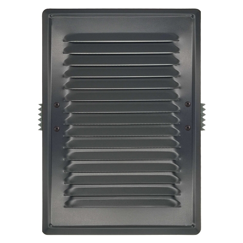 AIRROXY Kratka wentylacyjna zewnętrzna grafit połysk 14/21 z uchwytami łapkami