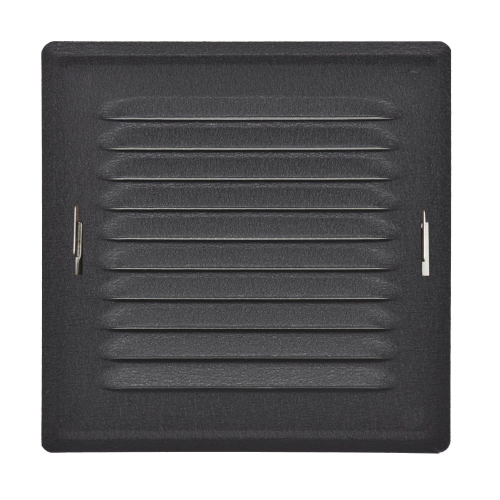 AIRROXY Kratka wentylacyjna zewnętrzna grafitowa matowa 14/14 z ramką montażową