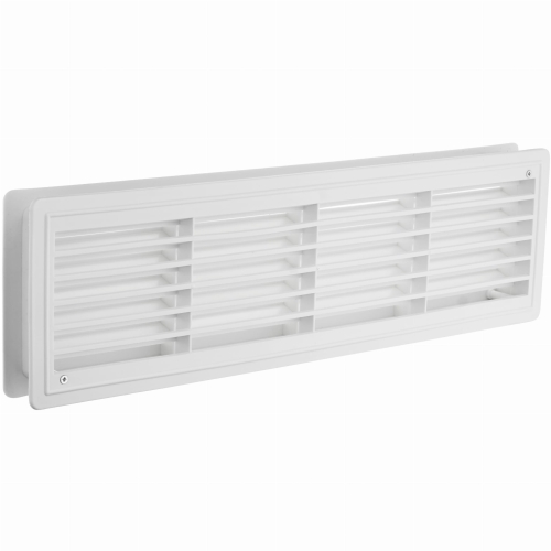 AIRROXY Kratka drzwiowa do otworów 120x435 mm biała