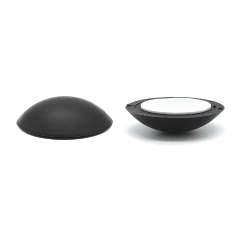 AIRROXY Odbojnik drzwiowy samoprzylepny czarny 40 mm komplet 10 sztuk
