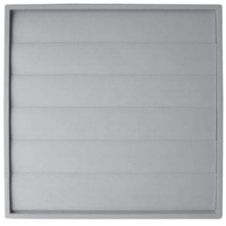 Ferono Kratka wywiewna szara z żaluzją PCV 350 mm