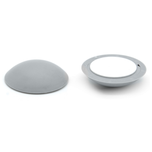 AIRROXY Odbojnik drzwiowy samoprzylepny szary 40 mm komplet 10 sztuk