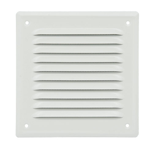 AIRROXY Kratka wentylacyjna zewnętrzna do otworów 14/14 biała przykręcana czterema wkrętami
