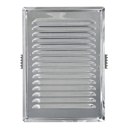 AIRROXY Kratka wentylacyjna zewnętrzna nierdzewna 14/21 z uchwytami łapkami