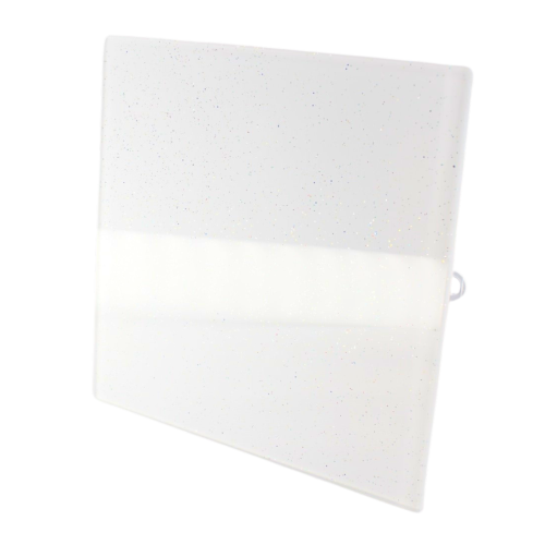 MMotors Kratka Wentylacyjna MMP Szkło Biały z Kolorowym Brokatem Połysk