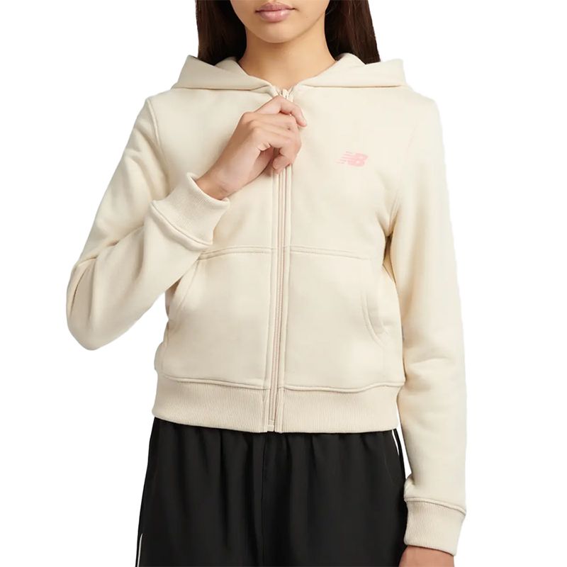 Bluza dziecięca New Balance YT61P93CLIN - beżowa