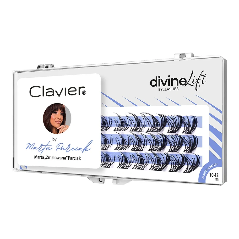 Clavier by Marta Parciak kępki rzęs 10-13 mm Divine Lift 30 sztuk