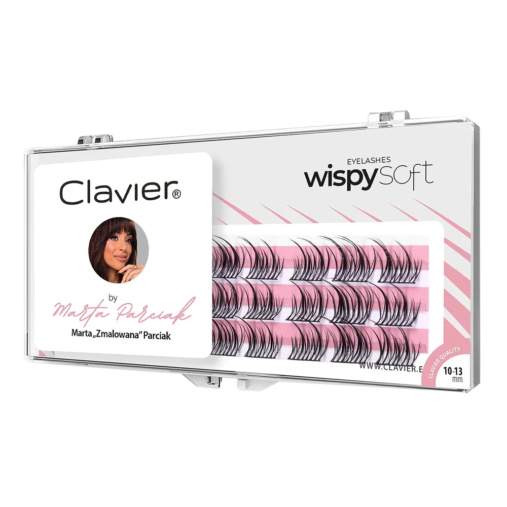 Clavier by Marta Parciak kępki rzęs 10-13 mm Wispy Soft 27 sztuk