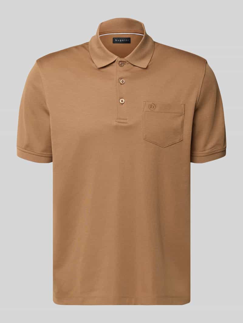 t-shirt z okrągłym dekoltem i wyhaftowanym logo