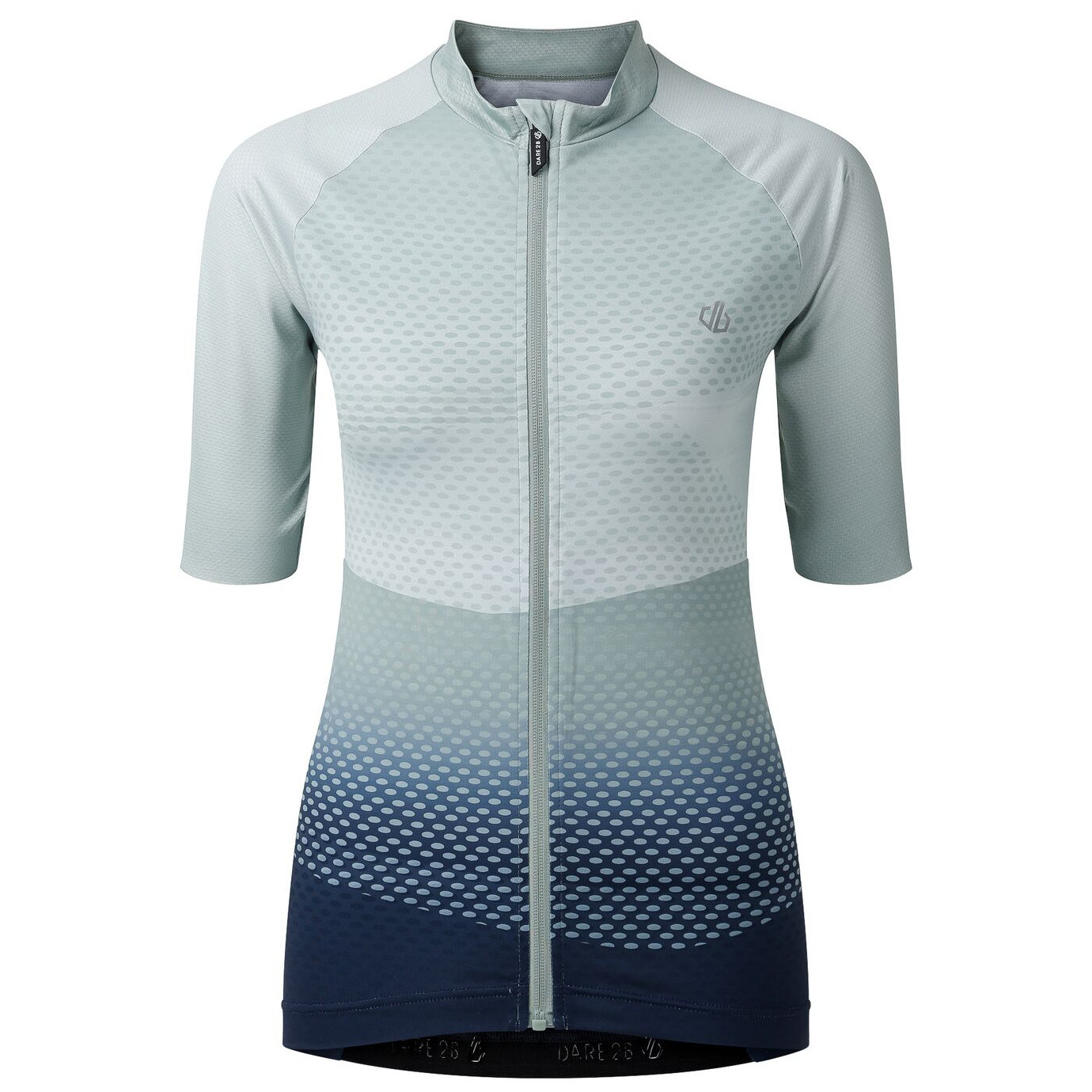 Damska koszulka kolarska Dare 2b Lightnint short sleeve printed jersey Rozmiar: XS / Kolor: zielony/niebieski