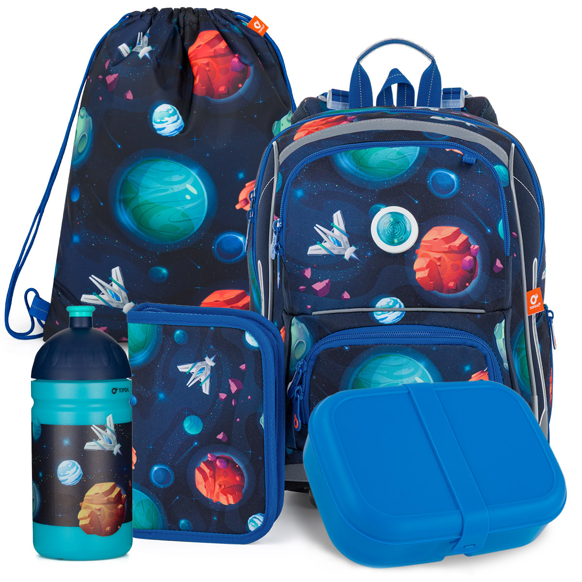 Topgal Komplet szkolny BEBE 26013 SET 5IN1