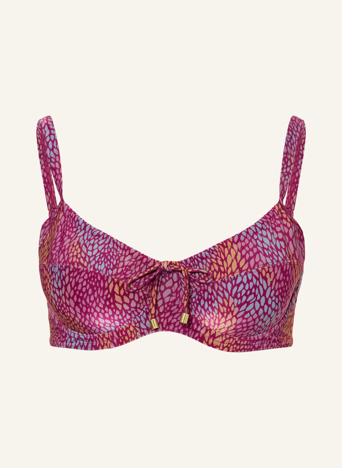 Cyell Górka Bikini Z Fiszbinami Burgundy Drops lila