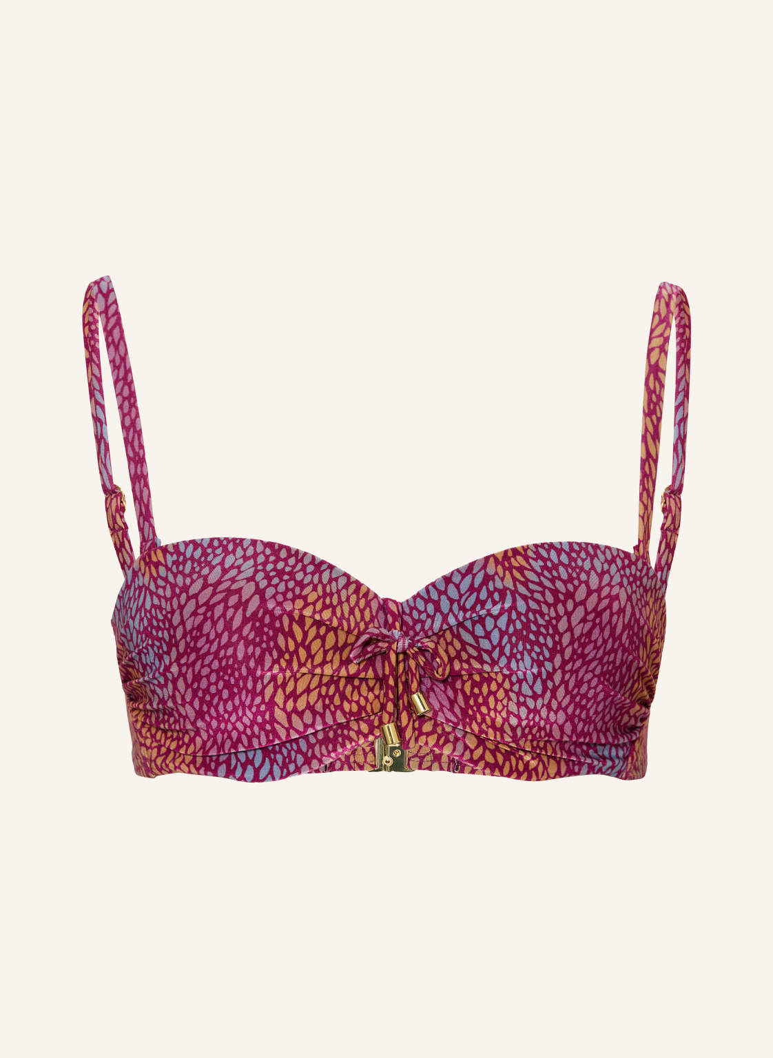 Cyell Górka Bikini Z Fiszbinami Burgundy Drops lila