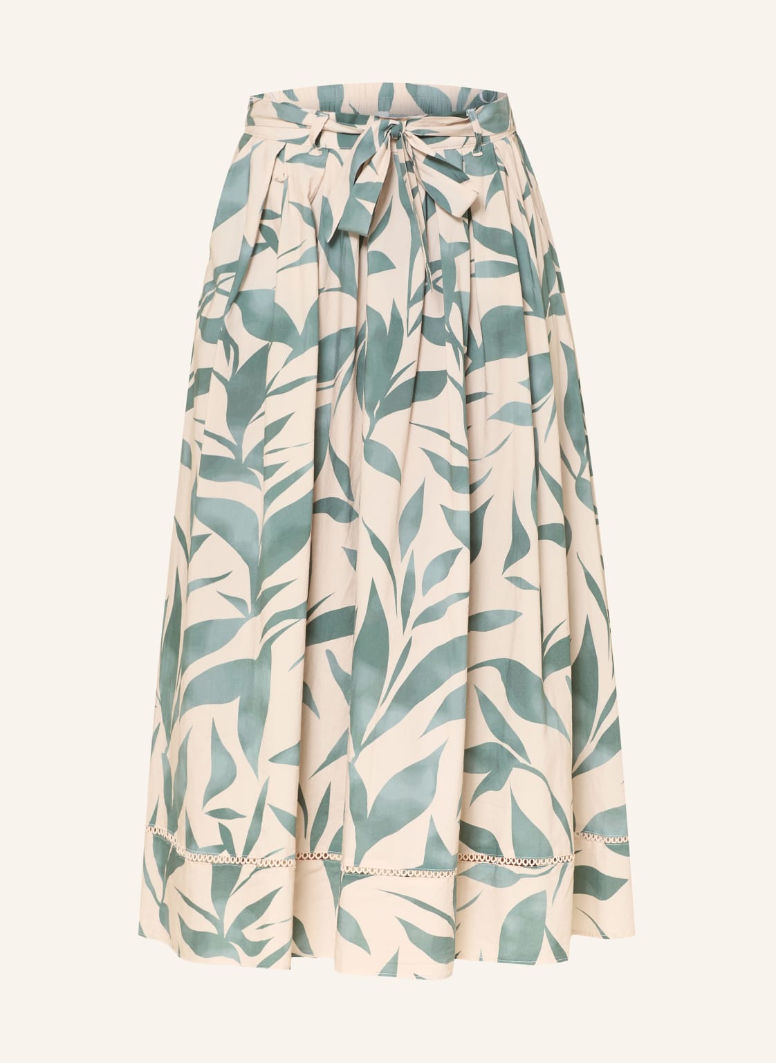 Betty&Co Spódnica Plisowana beige