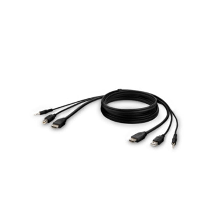 Belkin F1DN1CCBL kabel KVM Czarny 3 m F1DN1CCBL-HH10T