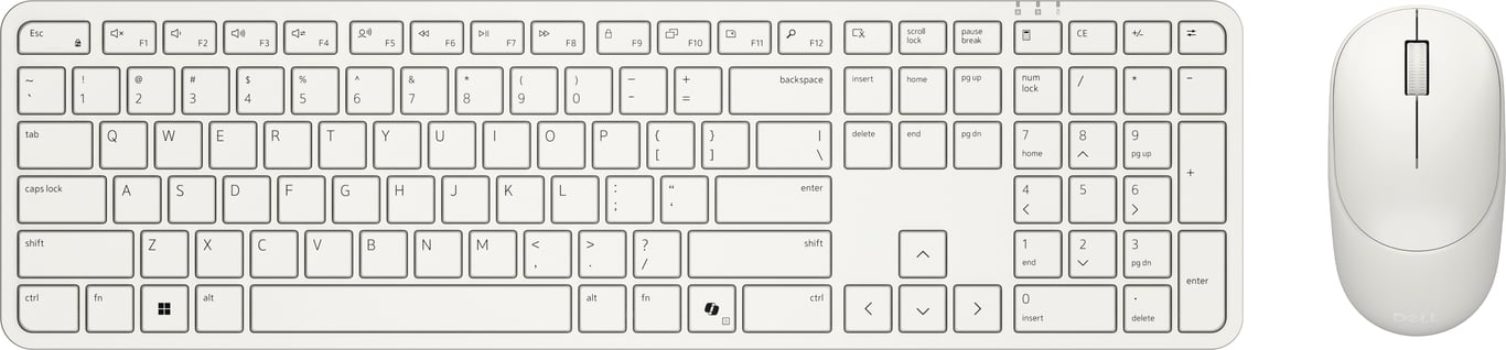 DELL Pro 5 KM526 Combo RF Wireless QWERTZ Biały