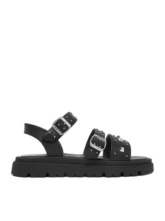 Guess Sandały CEO-BAND-8984-A Czarny