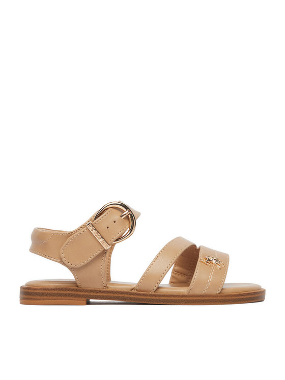 U.S. Polo Assn. Sandały EO-ADELA002K/6Y1 Beżowy