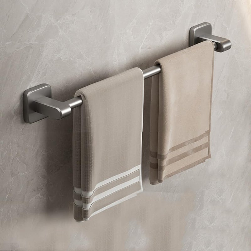 (40 cm) Aluminiowe drążki na ręczniki, uchwyty na ręczniki, wieszaki na ręczniki, łazienka, kuchnia, dom (szary)