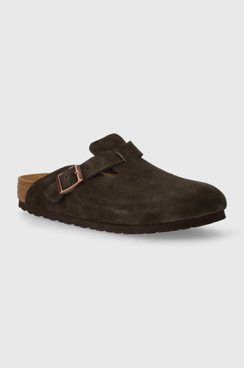 Birkenstock klapki zamszowe Boston