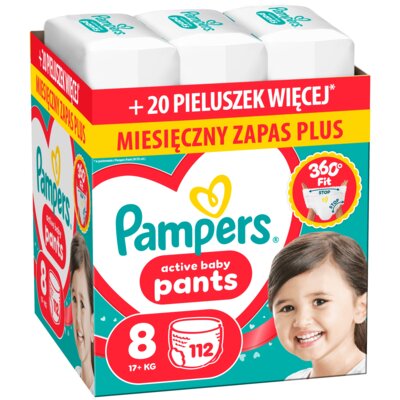 Pieluchomajtki PAMPERS Pants 8 (112 szt.)