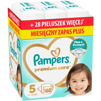 Pieluchy PAMPERS Premium Care 5 (160 szt.)