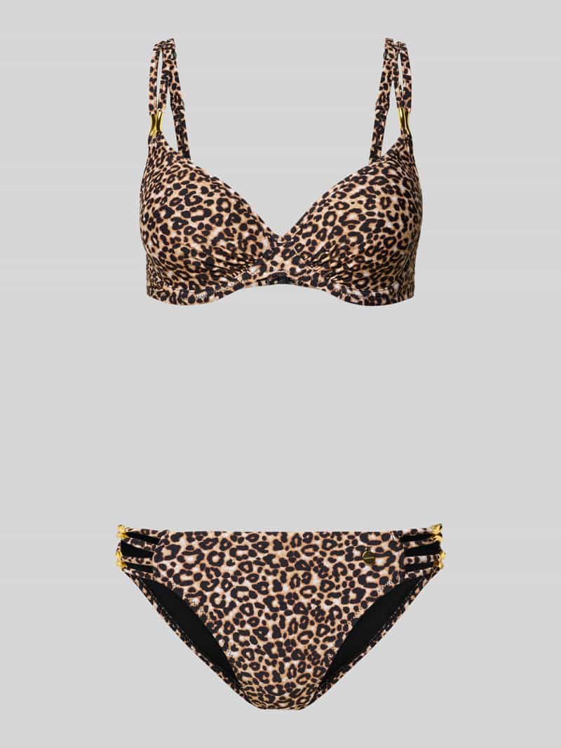 Bikini ze zwierzęcym nadrukiem na całej powierzchni model 'Mayumi'