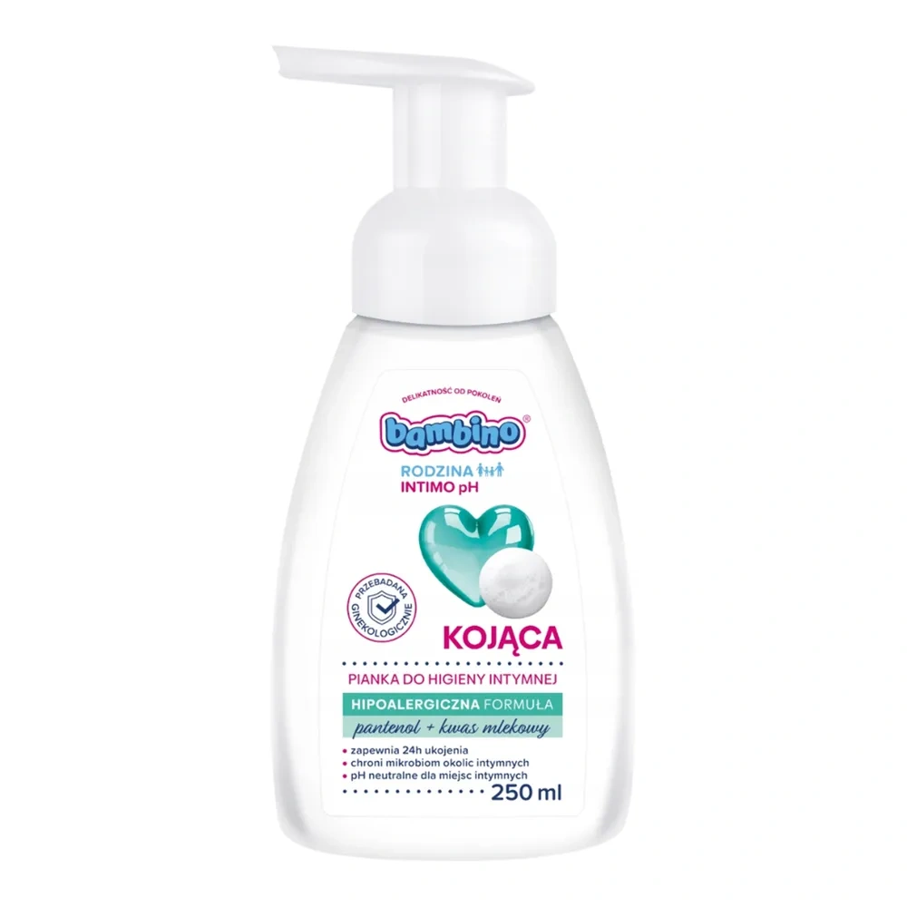 Bambino Rodzina Intimo pH kojąca pianka do higieny intymnej 250 ml