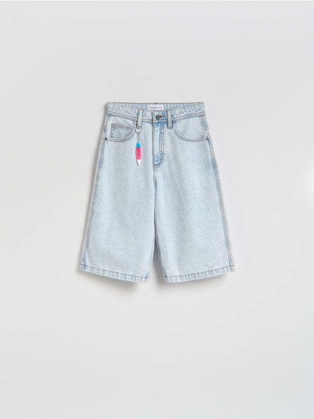 Reserved - Jeansowe szorty - niebieski