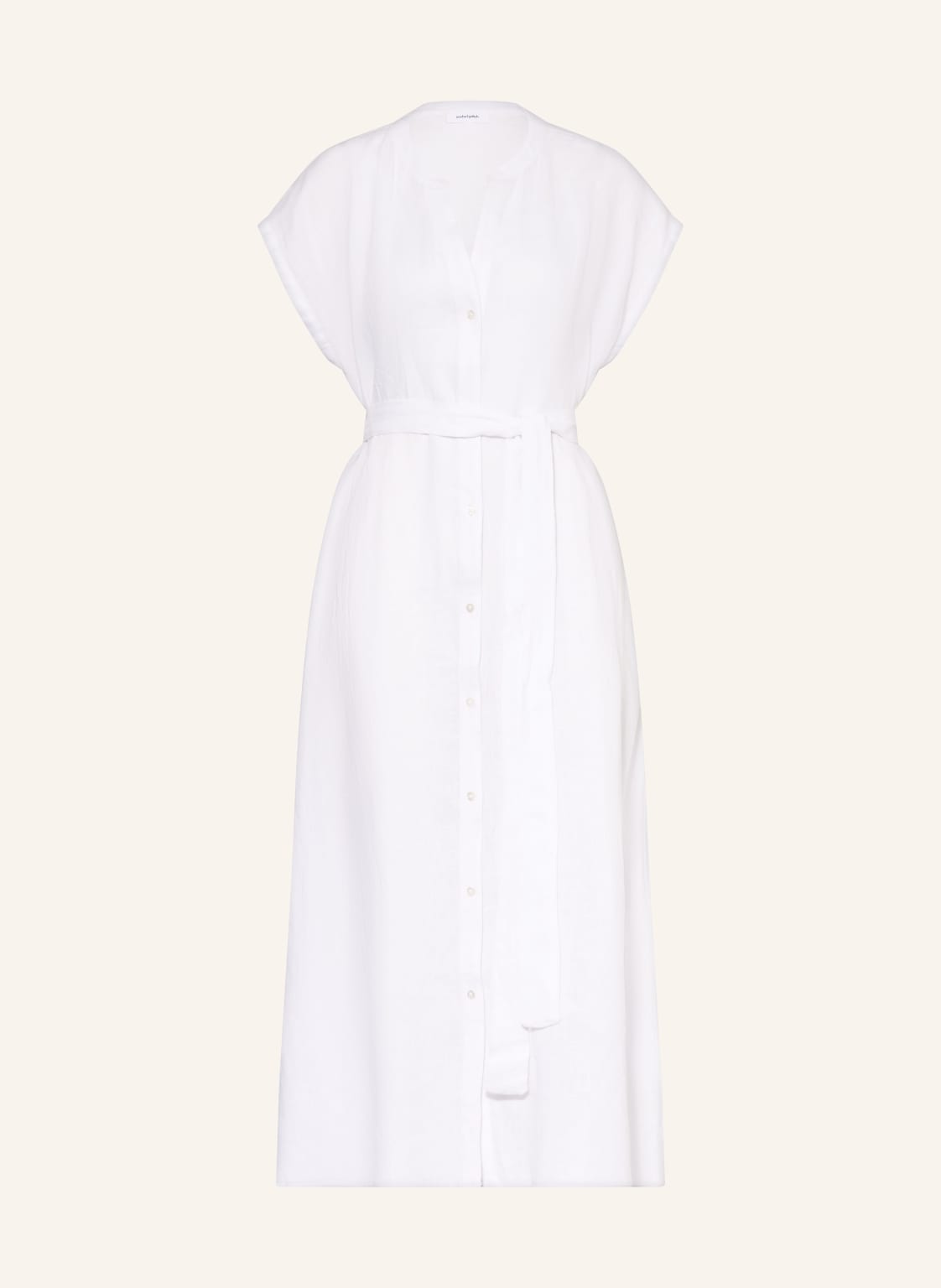 Darling Harbour Sukienka Lniana weiss