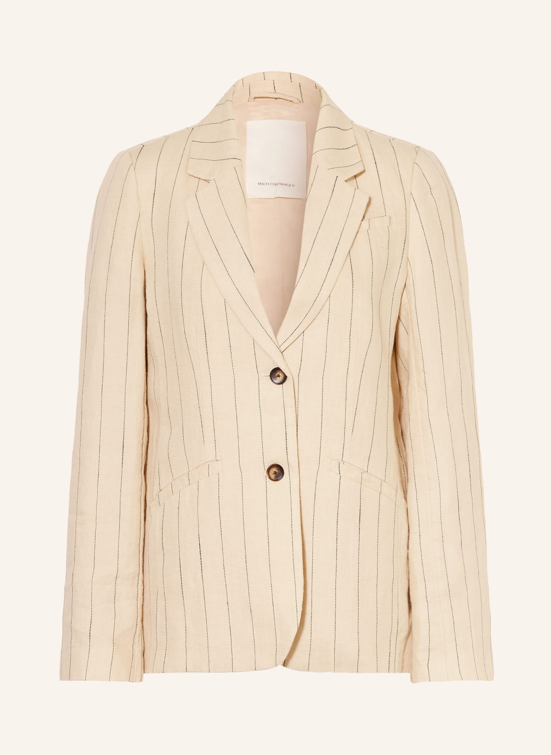 Msch Copenhagen Lniana Marynarka Mschclaritte beige